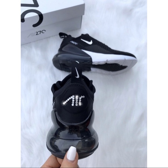 ⚡️Custom Nike Air Max 270 Shoes (Black)⚡️ - Picture 6 of 7